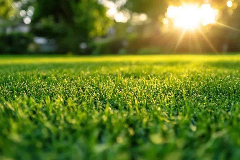 spring lawn care steps for a lush green lawn